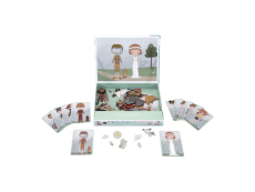 Little Dutch Magnetická hra oblékací Jim & Rosa