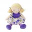 Bonikka Dames látková bábika malá (Malá Katy – ružovo-modré šaty)
