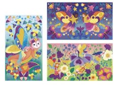 Janod Atelier Midi Kreatívna sada Štrasové kamienky nalepovanie Magické víly