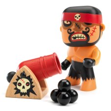 Djeco Arty Toys figúrka Pirát Rick s delom