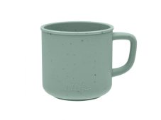KikkaBoo Hrnček Platinum Silicone Sage