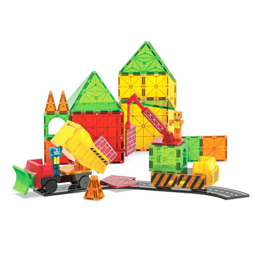 Magna-Tiles Magnetická stavebnica Builder XL Trucks 50 dielov