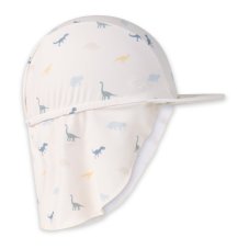 Swim Essentials Plavecká čepice s ochranou krku UPF 50+ Dino