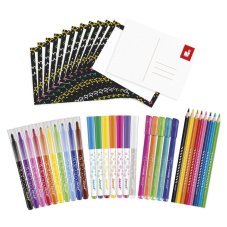 Janod Colorino Výtvarný kufrík 42 ks