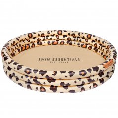 Swim Essentials Napihljiv bazen za otroke Leopard beige 150 cm