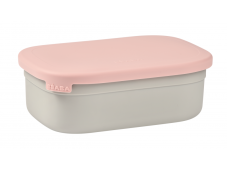 Beaba Nerezový box na svačinu Velvet Grey / Dusty Rose