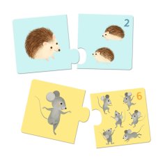 Djeco Puzzle Duo Mláďatá zvierat