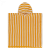 Swim Essentials Plážové pončo 65 x 65 cm Prúžky žlté