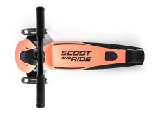 SCOOT AND RIDE Detská kolobežka - highwaykick 5 led - peach