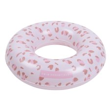 Swim Essentials Nafukovací kolo Leopard starorůžový 90 cm