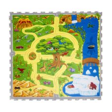 Hrací podložka Hakuna Matte Puzzle Safari 1,2 x 1,2 m