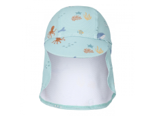 Little Dutch Plážová šiltovka s ochranou krku Ocean Friends veľ. 2