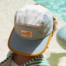 KiETLA Džínová čepice s UV ochranou 2-6 let (Sun)