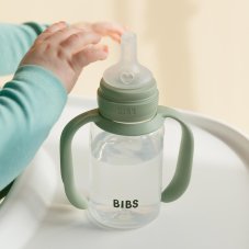 BIBS detská fľaša so silikónovým náustkom 150 ml (Sage)