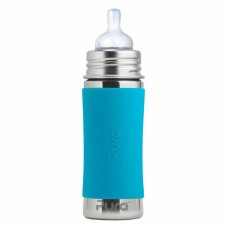 Pura nerezová kojenecká láhev 325ml (aqua)