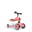 Scoot & Ride Detské odrážadlo kolobežka 2v1 Highwaykick 1 Peach