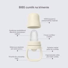 BIBS silikónový cumlík na kŕmenie (Blush)