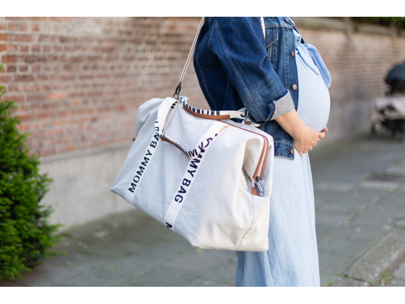 Childhome Přebalovací taška Mommy Bag Canvas Off White