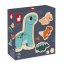 Janod Drevené vkladacie puzzle Dinosaury 4v1 Dino