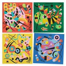 DJECO Inspired by: Abstrakce, Giordano - Kandinsky: obrázky z barevného písku