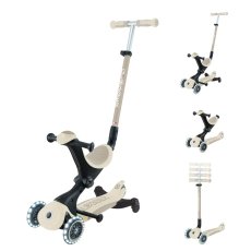 Globber kolobežka Go Up deluxe lights ecologic 360 ° coconut