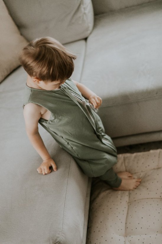 Lehký spací pytel s kalhotami Sleepee Green - Věk: 3 - 4 roky