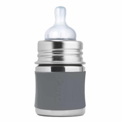 Pura nerezová dojčenská fľaša 150ml (sivá)