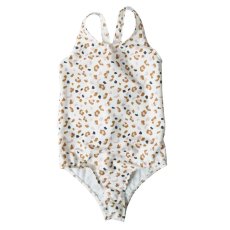 Swim Essentials Plavky s UPF 50+ Leopard béžový
