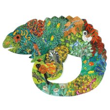 Djeco Umelecké puzzle Chameleón 150 ks