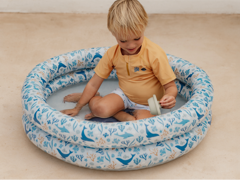 Little Dutch Nafukovací bazénik 80 cm Ocean Dreams Blue