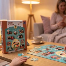 Djeco Rozprávkové puzzle Pinocchio 54 ks