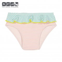 KiETLA plavky s UV ochranou kalhotky 6 měsíců (růžový pásek)