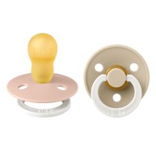 BIBS Colour cumlíky z prírodného kaučuku 2ks - veľkosť 3 (Blush Nočný / Vanilla Nočný)