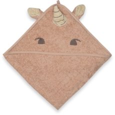 NUUROO Aki Junior Osuška s kapucňou Rose Unicorn