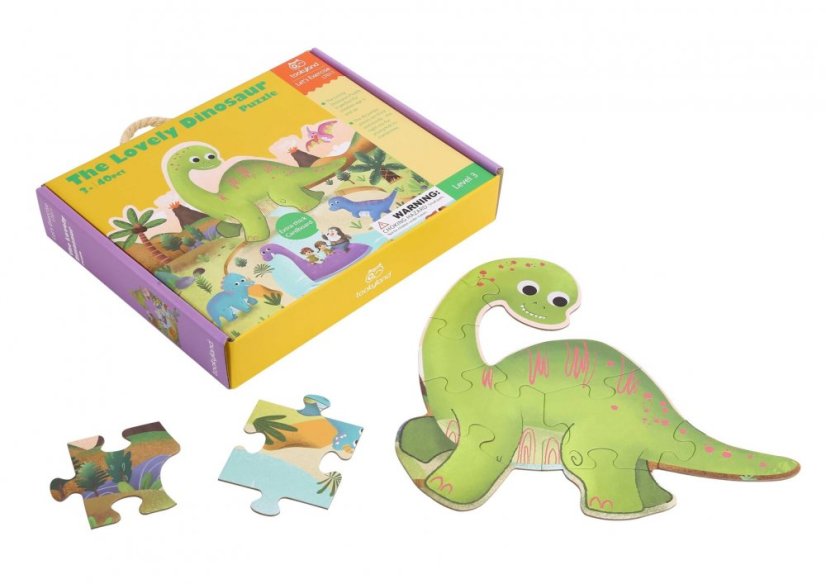 Tookyland v obliki dinozavra Puzzle 40 kosov