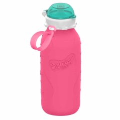 Silikonska steklenička Squeasy Gear 480 ml (roza)