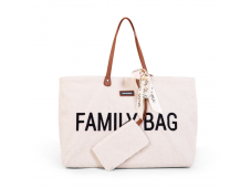 Childhome Cestovní taška Family Bag Teddy Off White