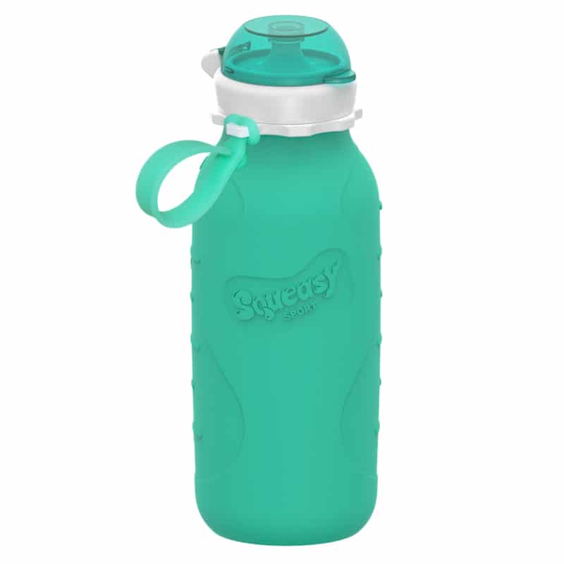 Squeasy Gear silikónová fľaša 480ml (sivá)