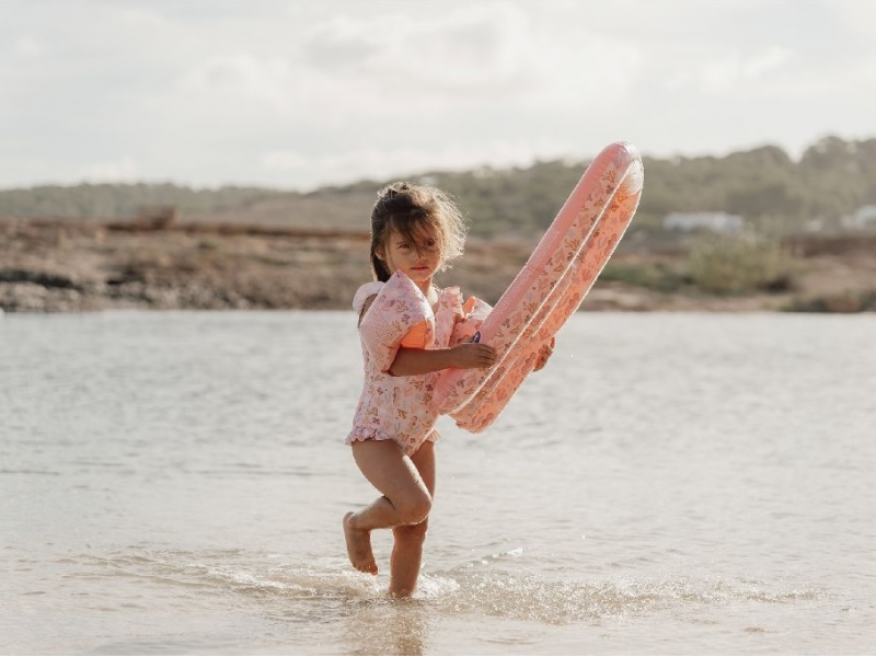 Nafukovací lehátko Little Dutch Ocean Dreams Pink