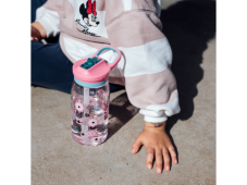 Quokka Plastová láhev s náustkem Glow Kids Melodic Flowers 580 ml