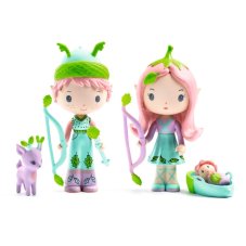 Djeco Tinyly figúrky Lily & Silvester, bábätko Babily a srnček