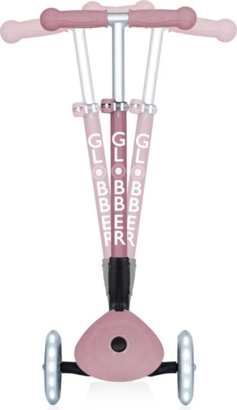 Globber kolobežka Junior Foldable lights Ecologic - Berry