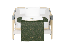 KikkaBoo Posteľná sada s obliečkami 3ks do postieľky 50x85 cm Secret Garden Green