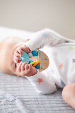 Haba Dřevěné chrastítko a motorická hračka pro nejmenší Rybka