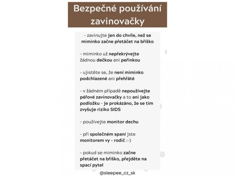 Zavinovačka Sleepee Second Step Swaddle s čiapočkou zadarmo Bodky čierne