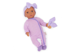 LullaBaby Dupačky pre bábiku fialové s doplnkami