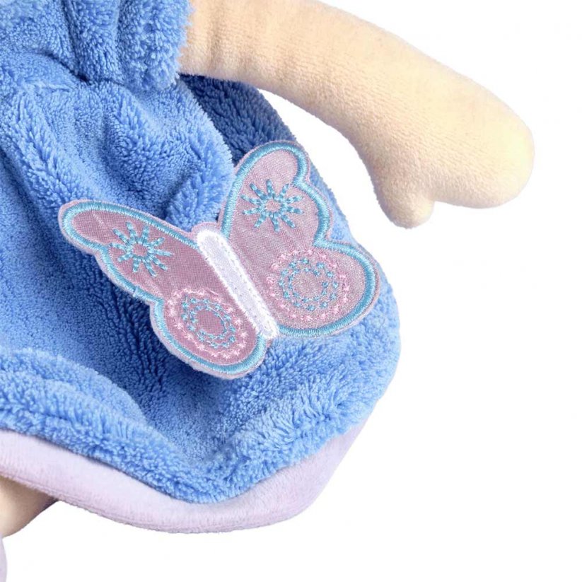 Bonikka Butterfly látková bábika (Pari modré šaty)