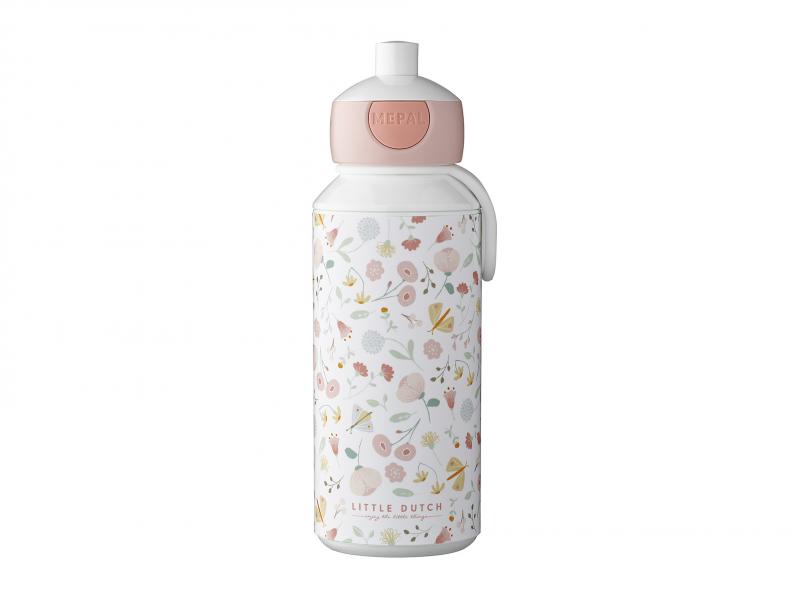 Little Dutch Desiatový set (fľaša 400ml+box) Kvety a motýle