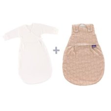 TRÄUMELAND Spací vak Liebmich 3dielny set Kuschelhase Beige 56/62