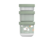 Little Dutch Tégliky na desiatu stohovacie 3 ks Farma